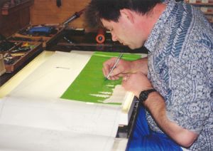 Rezanje maske v folijo